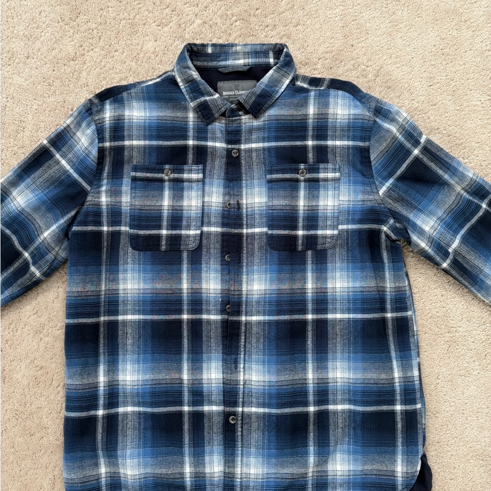 Rugged Elements Red and Black Plaid Casual Shirt XL Combo - Picture 4 of 6